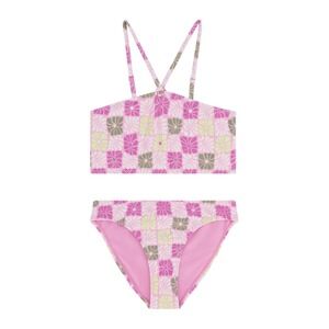 NWT Roxy Girls Two-Piece Bikini Swimsuit Set Floral UPF 50+ Quick Dry Size 10